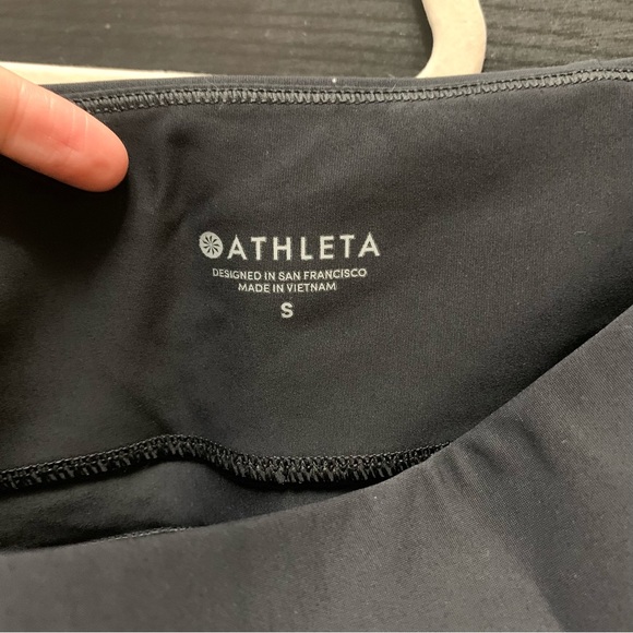 Athleta Stellar Crop Pant Leggings in Black Size Small - Picture 5 of 8